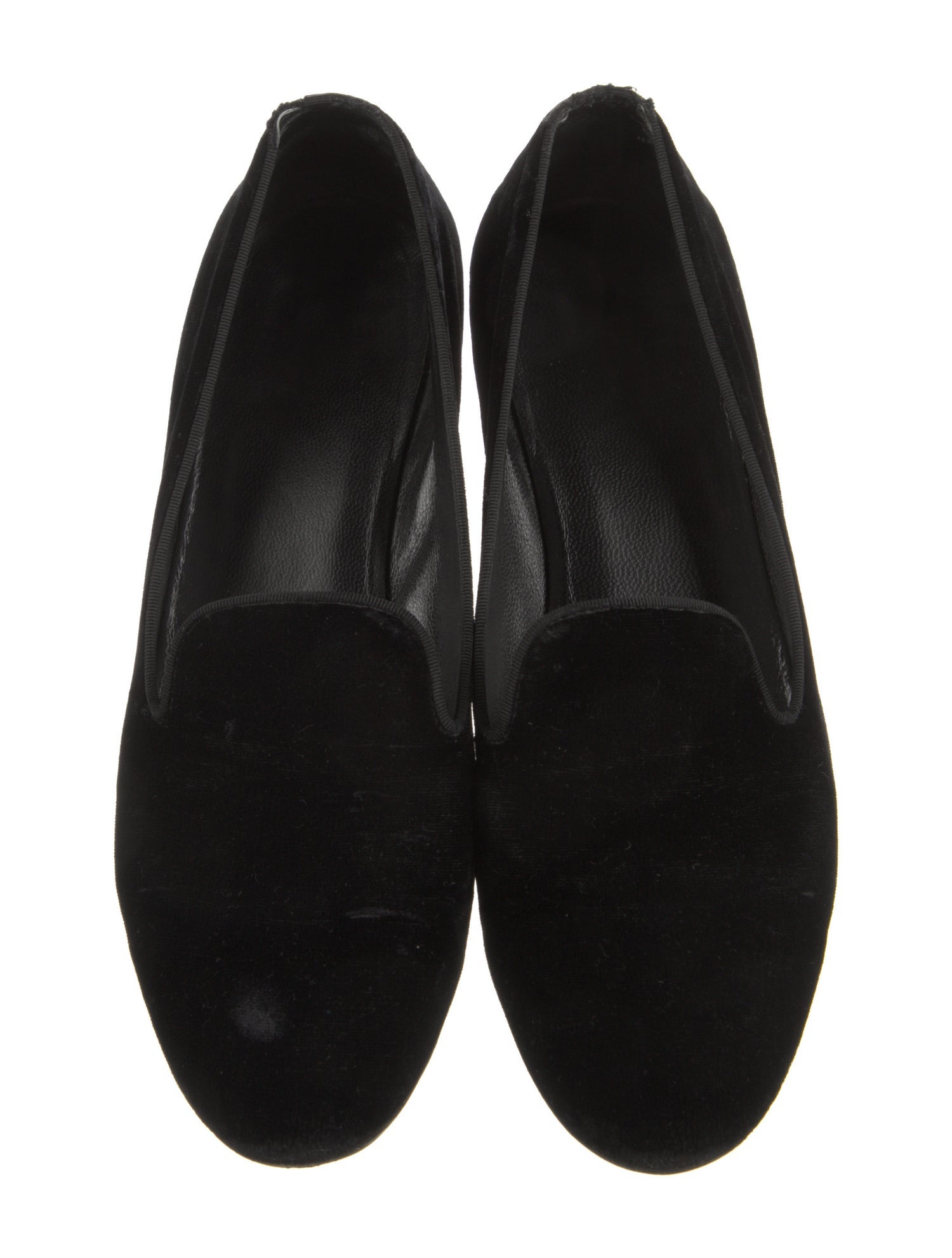 Saint Laurent Velvet Loafers